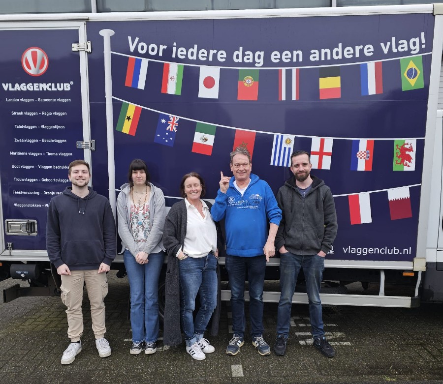 Het team van Vlaggenclub