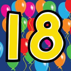 Versiering 18 jaar