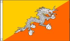 Vlag Bhutan