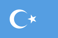 Vlag Oost Turkestan / Oeigoeren