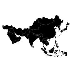 Vlaggen Azië