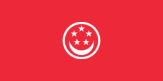 Vlag Singaporese koopvaardij
