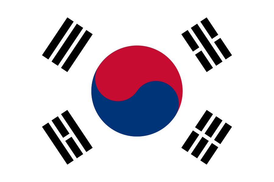 Vlag Zuid Korea