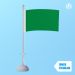 Tafelvlag Groen 10x15cm