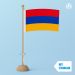 Tafelvlag Armenie met standaard
