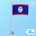 Tafelvlag Belize 10x15