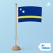 Tafelvlag Curacao met standaard