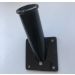 vlaggenstokhouder zwart 30mm aluminium voor gevelstok