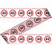 Afzetlint 40 jaar Verkeersbord 15 meter