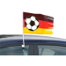 Autovlag Duitsland | Duitse autoraamvlag met voetbal