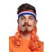 Haarband rood wit blauw