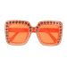 Oranje Bril Bling Bling