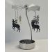 Theelichtje Carousel hert zilver rendier