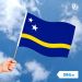 Zwaaivlag curacao 30x45cm