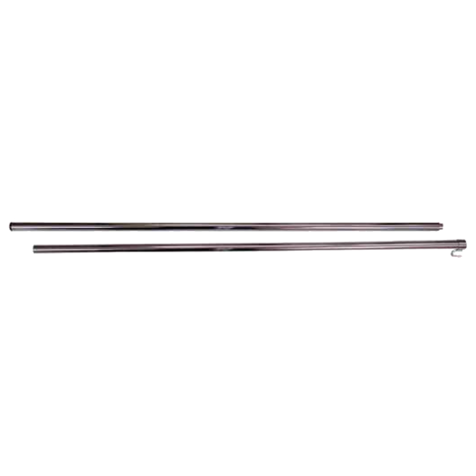 Vlaggenstok 250cm chroom 3 delen