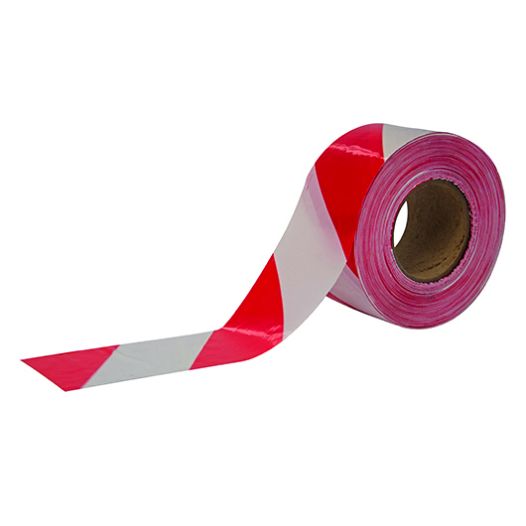Afzetlint wit rood