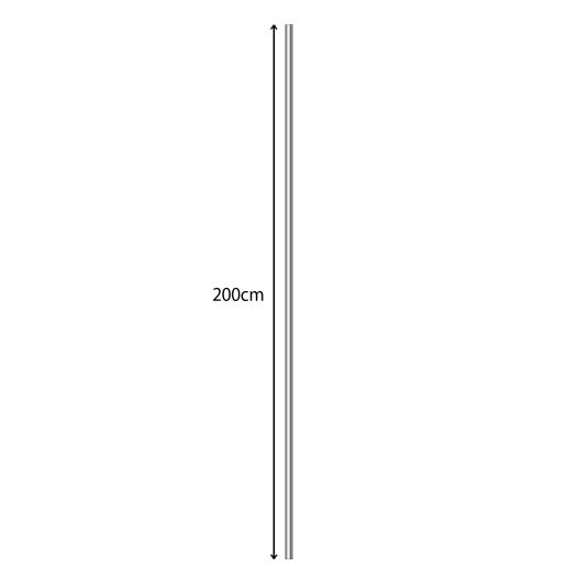 2 meter aluminium vlaggen stok voor handystick