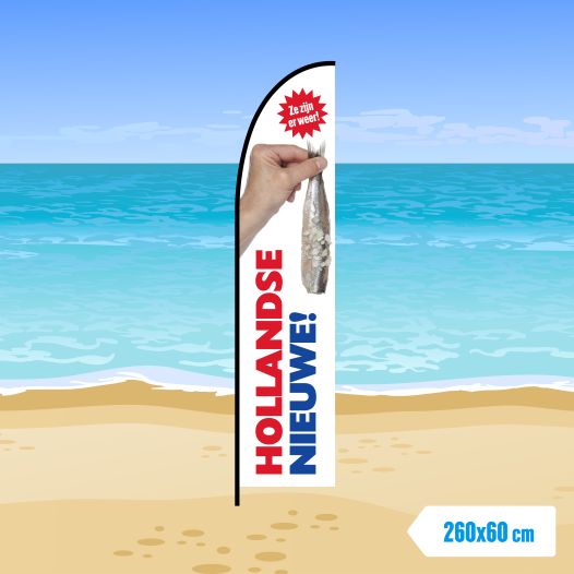Banner Hollandse Nieuwe Haring 310cm hoog