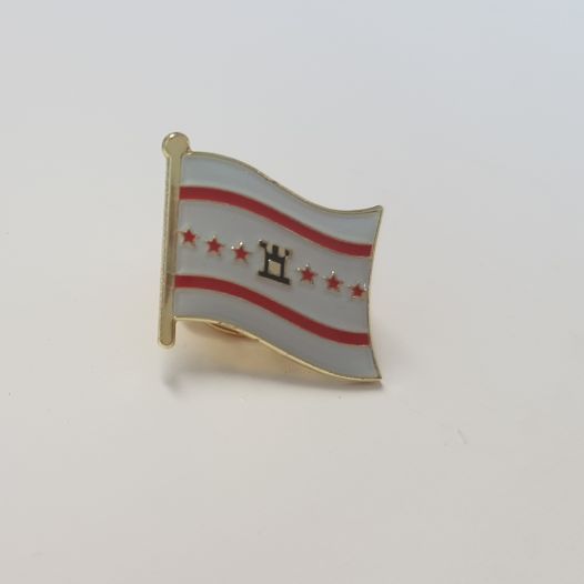 Broche / Speldje vlag Drenthe