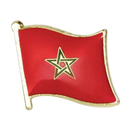 Broche Speldje vlag Marokko
