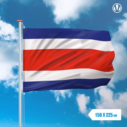 Vlag Costa Rica 150x225cm