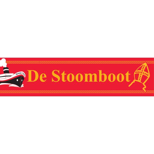 De Stoomboot Sinterklaas 60x240cm