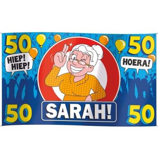 vlag Sarah 50 jaar