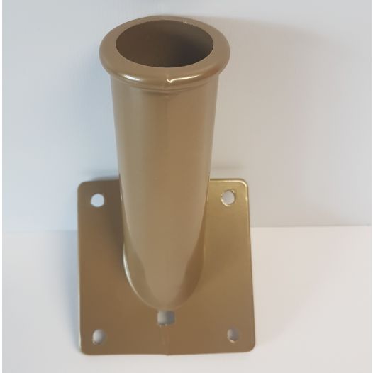 vlaggenstokhouder goud 30mm