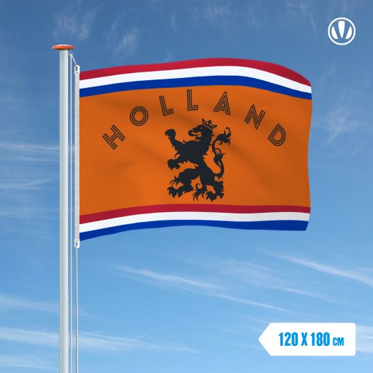 Holland vlag oranje 120x180cm