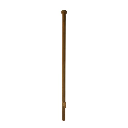 Vlaggenstok Teak 100cm 30mm