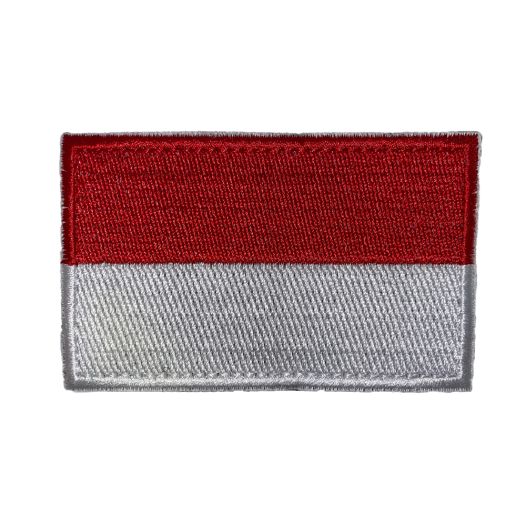 Indonesische vlag patch voor op kleding
