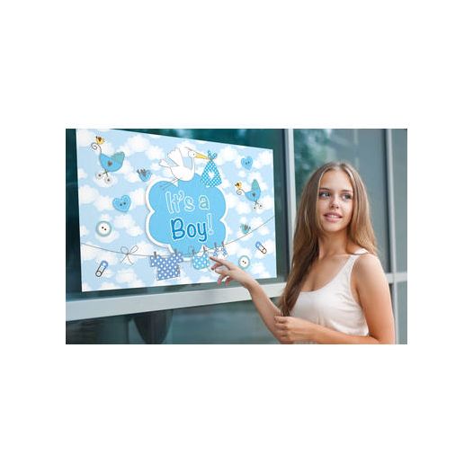 Raamvlag Jongen- It's a boy! 60x90cm