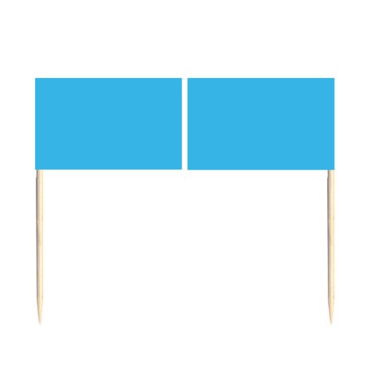 Licht blauwe Cocktailprikkers - 50 stuks