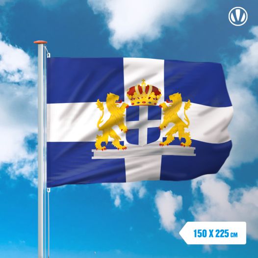 Zwolle met wapen vlag 150x225cm