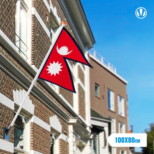 vlag Nepal 100x150cm gevelvlag Nepal