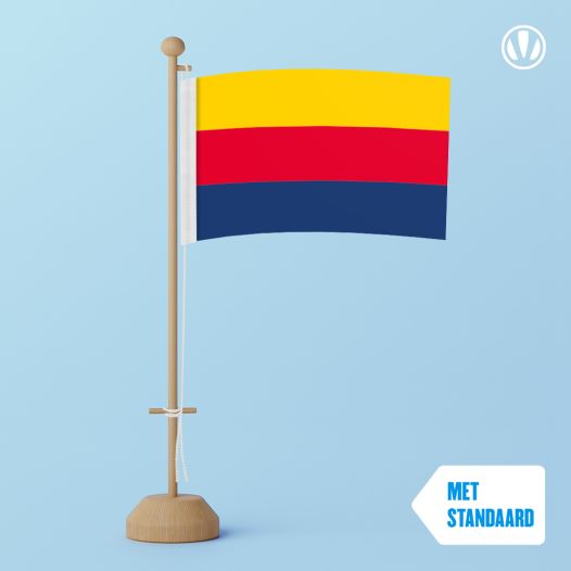 Tafelvlag Limburg 10x15cm met standaard