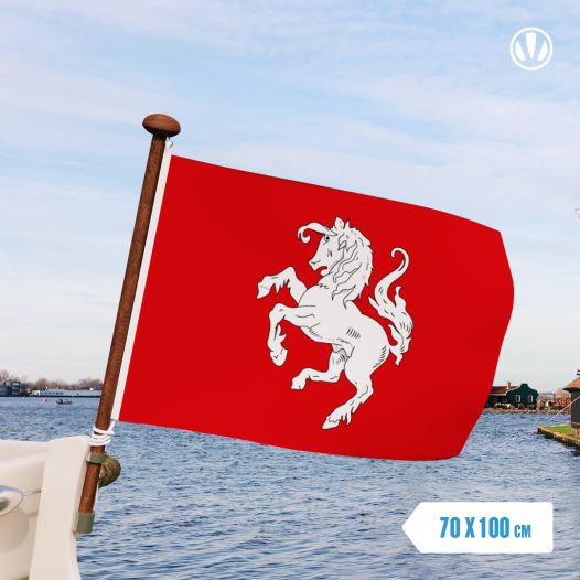 Officiele vlag Twentse Ros 70x100cm Spunpoly