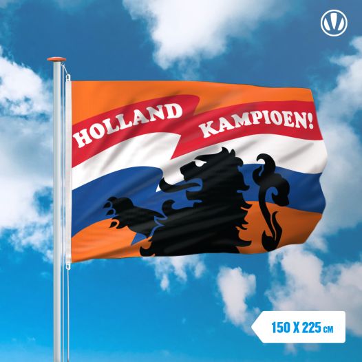 Oranje Kampioensvlag - 150x225cm