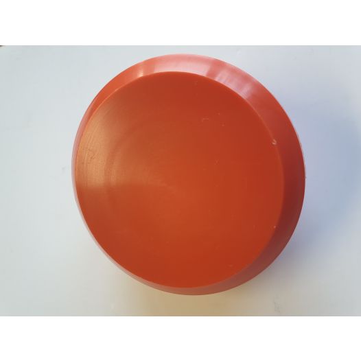 Goedkope Oranje knop voor vlaggenstok met kunststof haakje