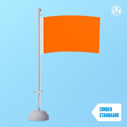 Oranje tafelvlag 10x15cm