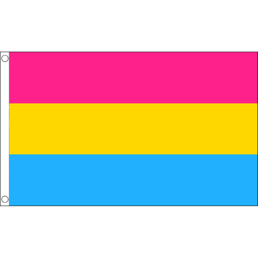 Panseksueel vlag 90x150cm