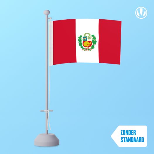 Tafelvlag Peru 10x15cm