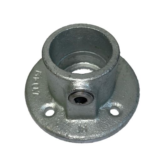 Ronde voetplaat voor aluminium buis 42mm