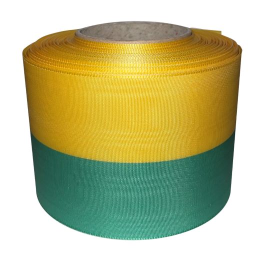 Sjerp lint groen geel 7,5cm Per meter