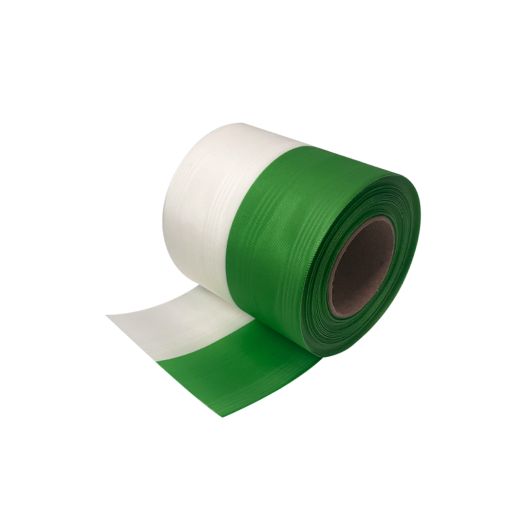 Sjerp lint groen wit 11cm breed | 25 meter