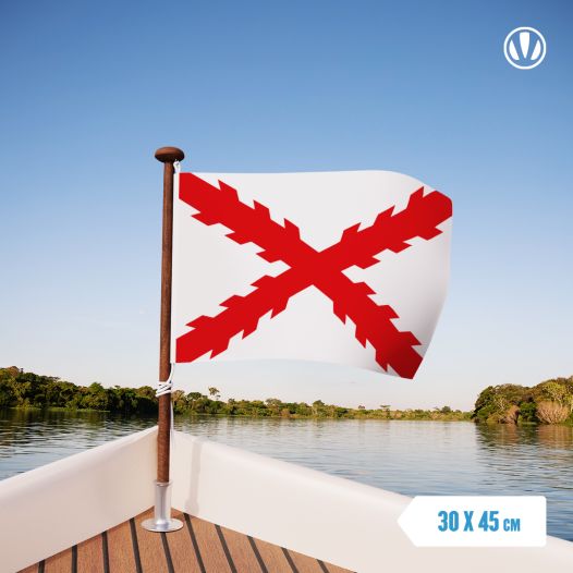 Bourgondisch kruis vlag 30x45cm