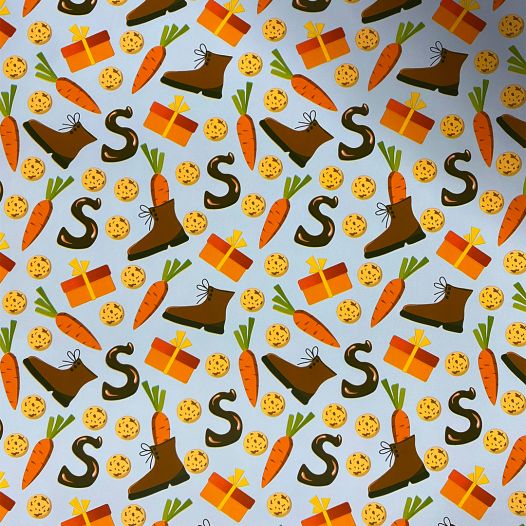 Tafelloper Sinterklaas - vrolijk Papier