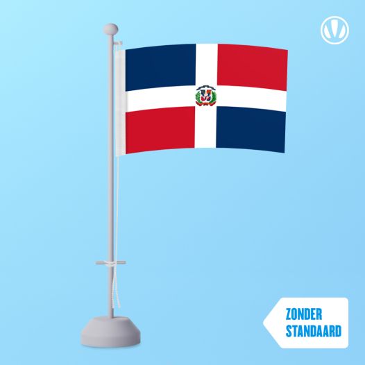 Tafelvlag Dominicaanse Republiek