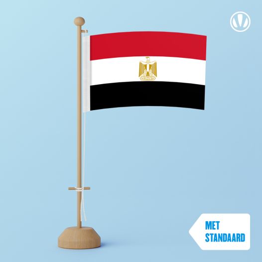 Tafelvlag Egypte met standaard