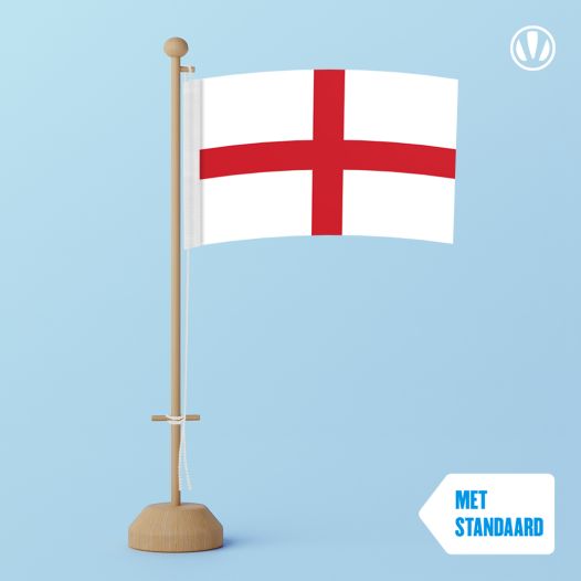 Tafelvlag Engeland met standaard